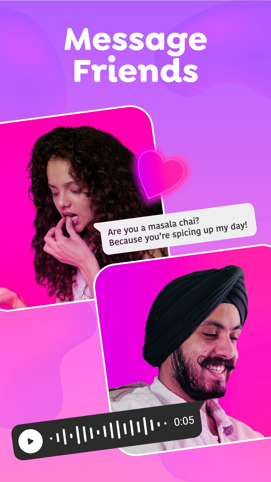 اسکرین شات 5 برنامه Josh Lite : Live Calls & Chat