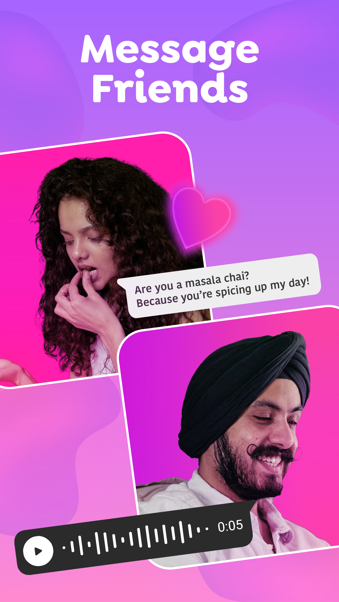 اسکرین شات 5 برنامه Josh - Live Calls & Chat