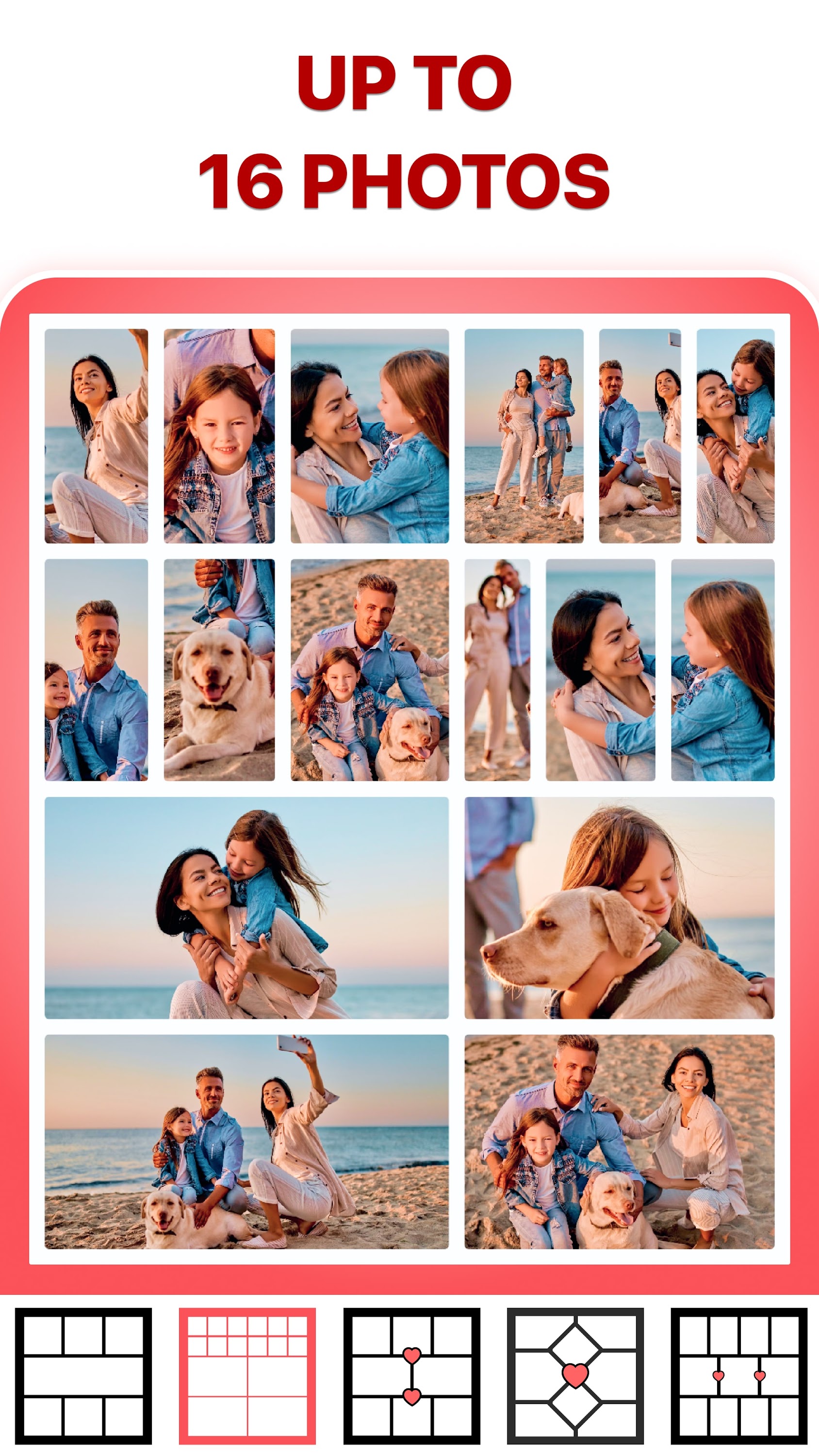 اسکرین شات 8 برنامه Love Collage & Picture Frames