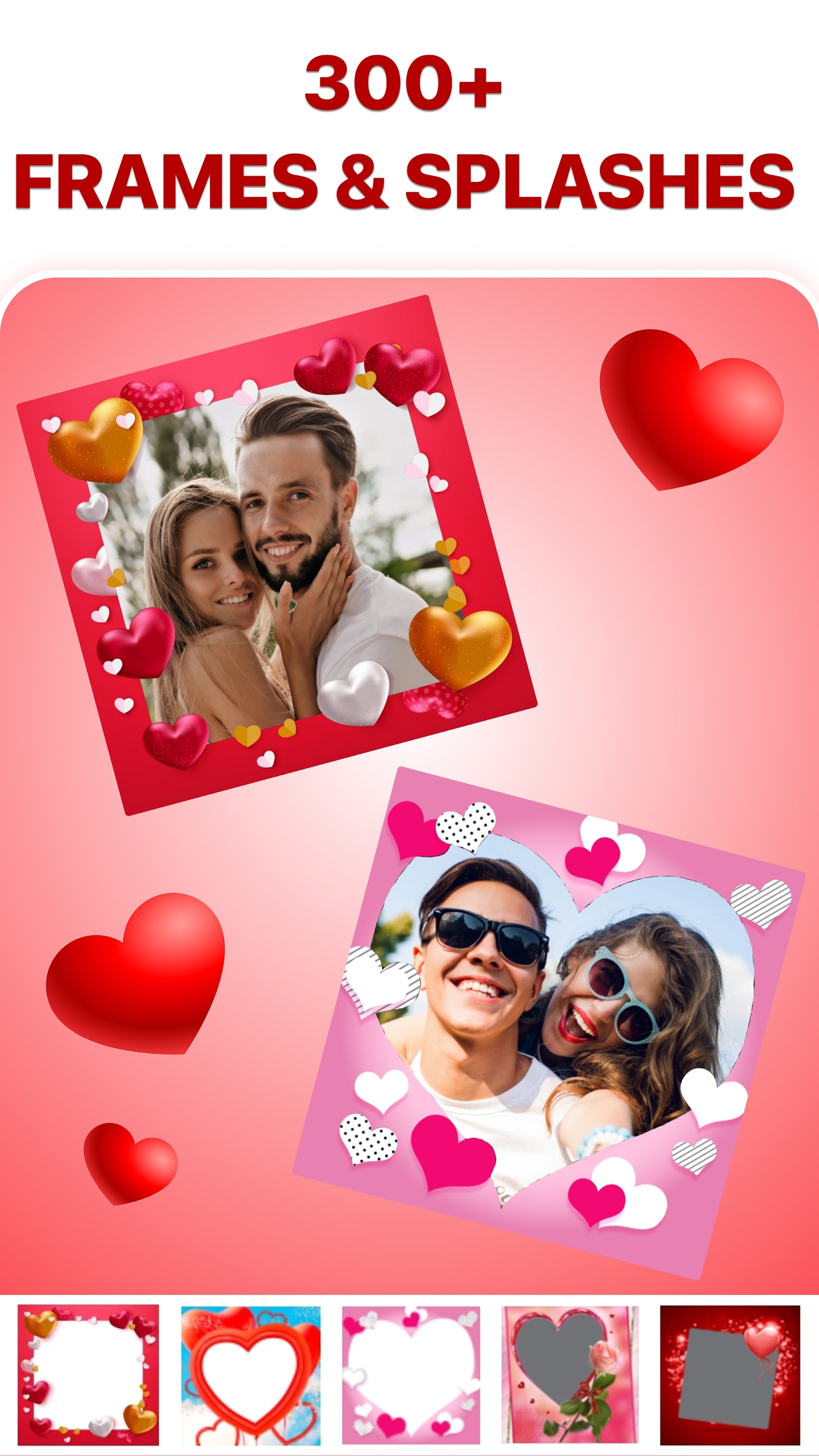اسکرین شات 3 برنامه Love Collage & Picture Frames