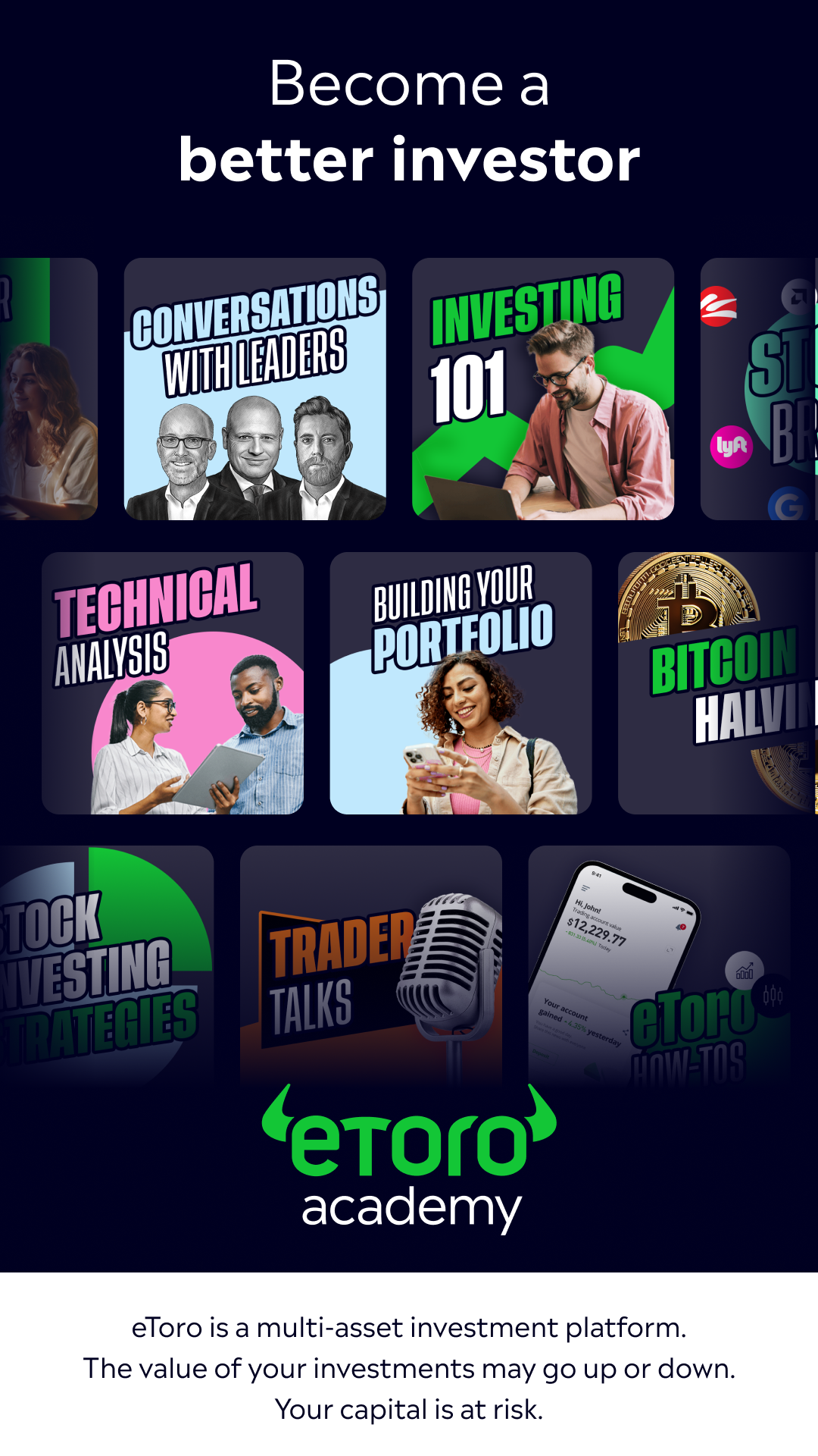 اسکرین شات 4 برنامه eToro: Trade. Invest. Connect.