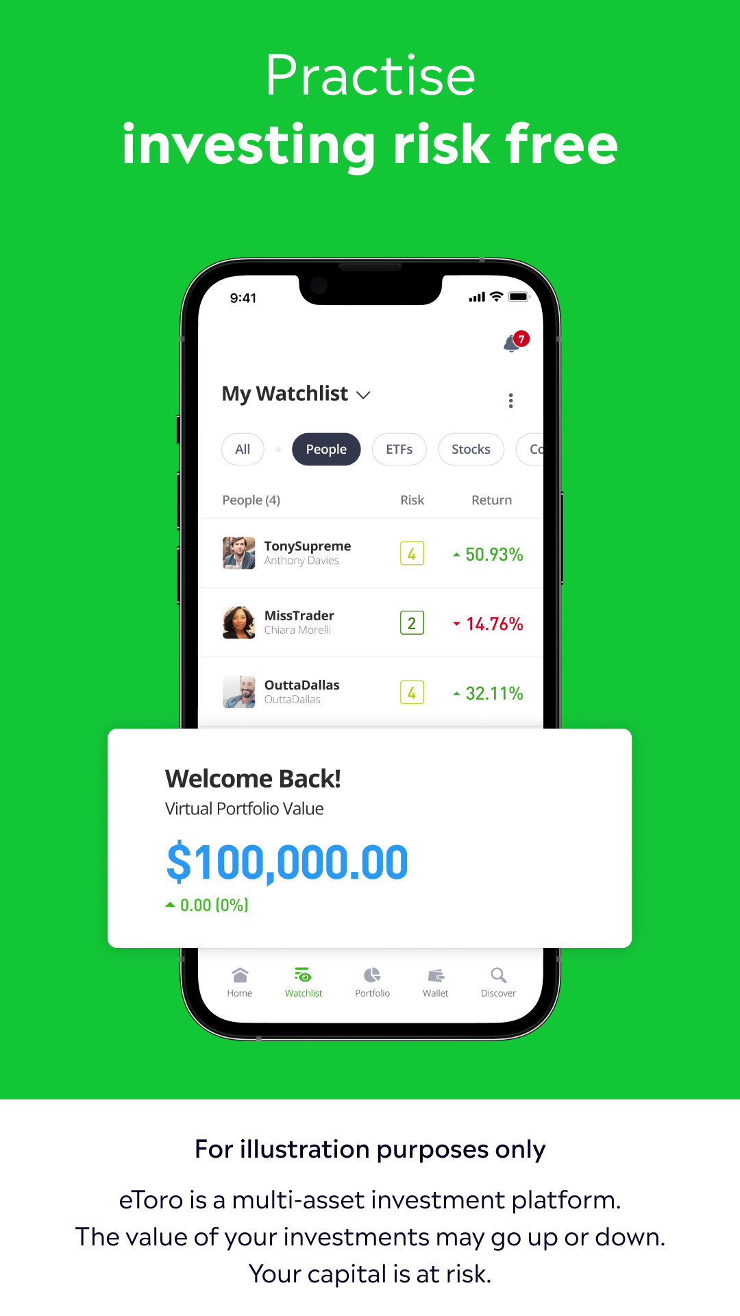 اسکرین شات 8 برنامه eToro: Trade. Invest. Connect.