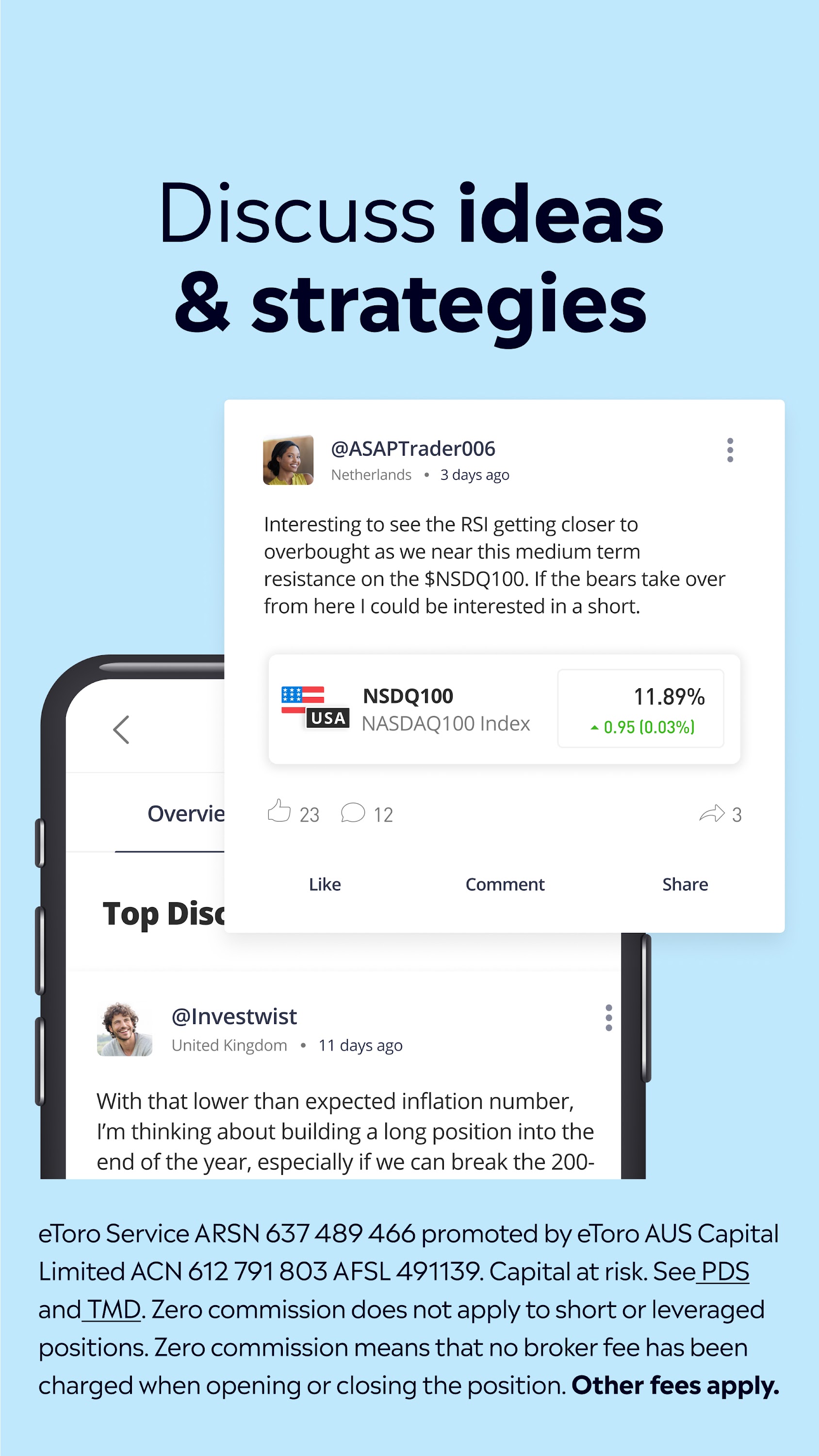 اسکرین شات 5 برنامه eToro: Trade. Invest. Connect.