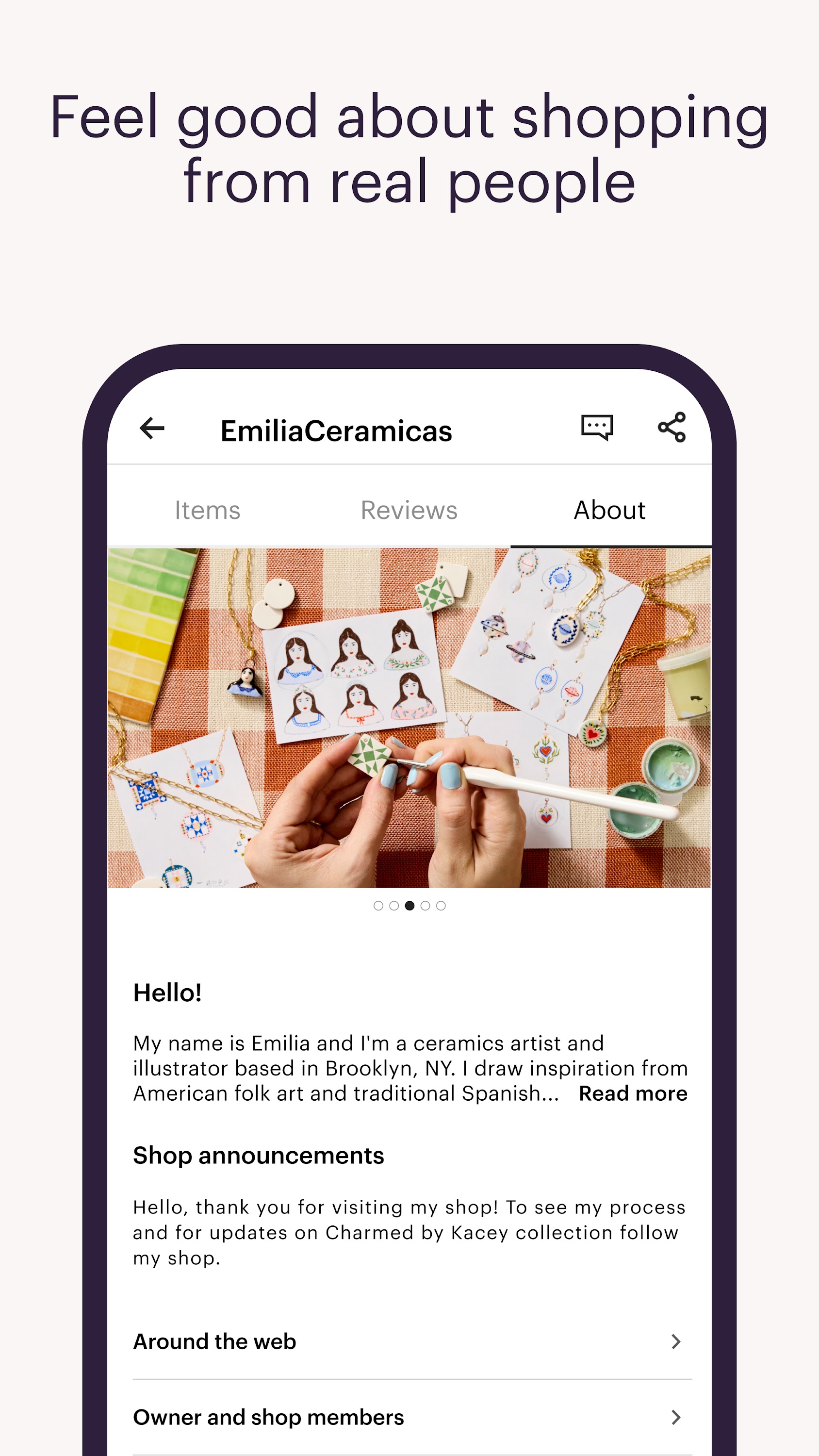 اسکرین شات 8 برنامه Etsy: A Special Marketplace