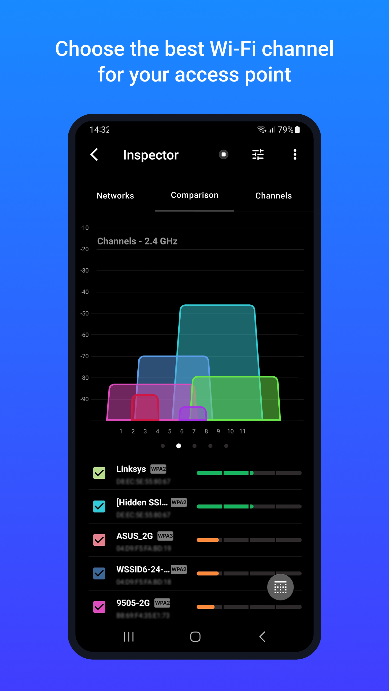 اسکرین شات 8 برنامه NetSpot WiFi Heat Map Analyzer