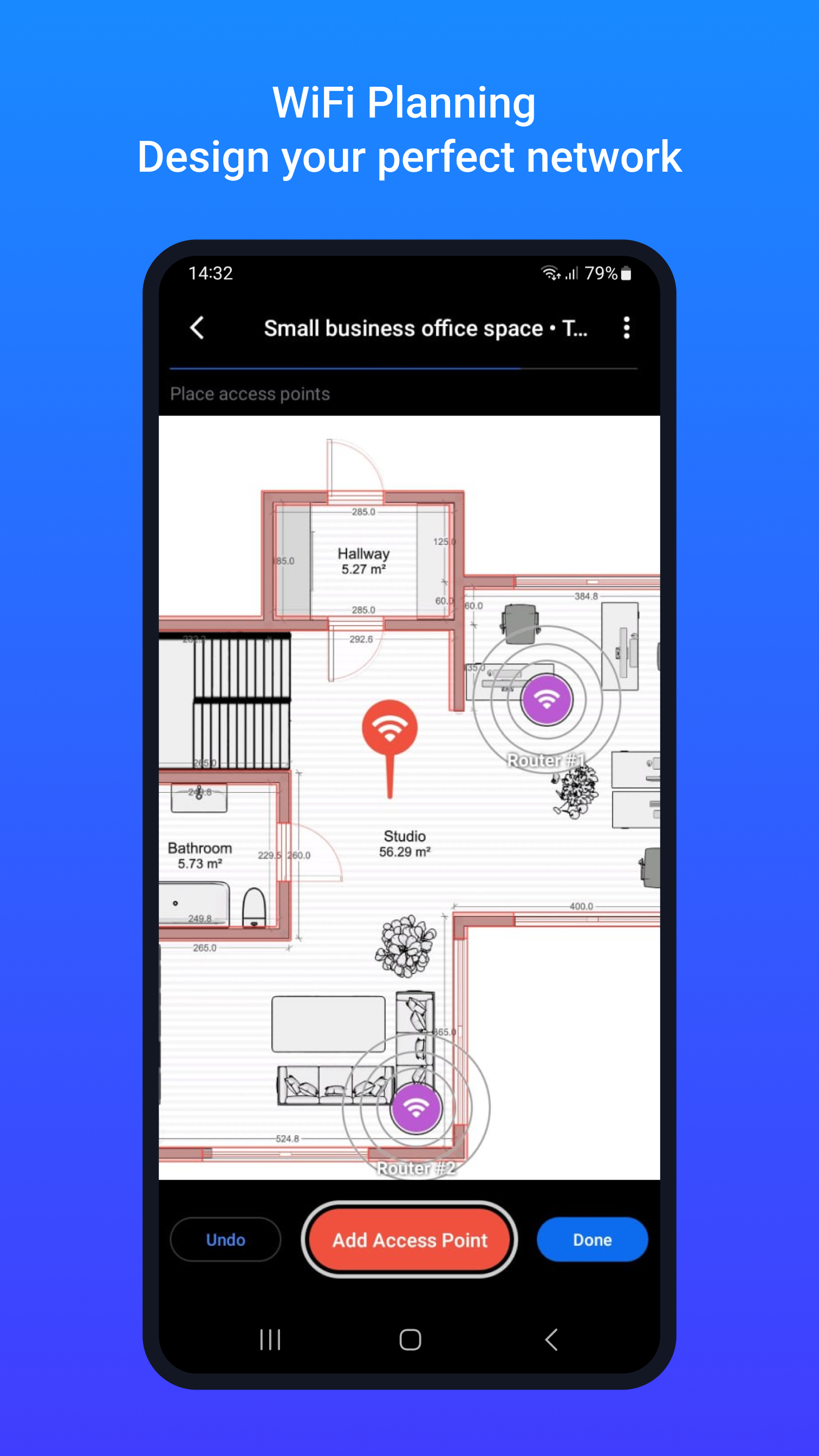 اسکرین شات 5 برنامه NetSpot WiFi Heat Map Analyzer