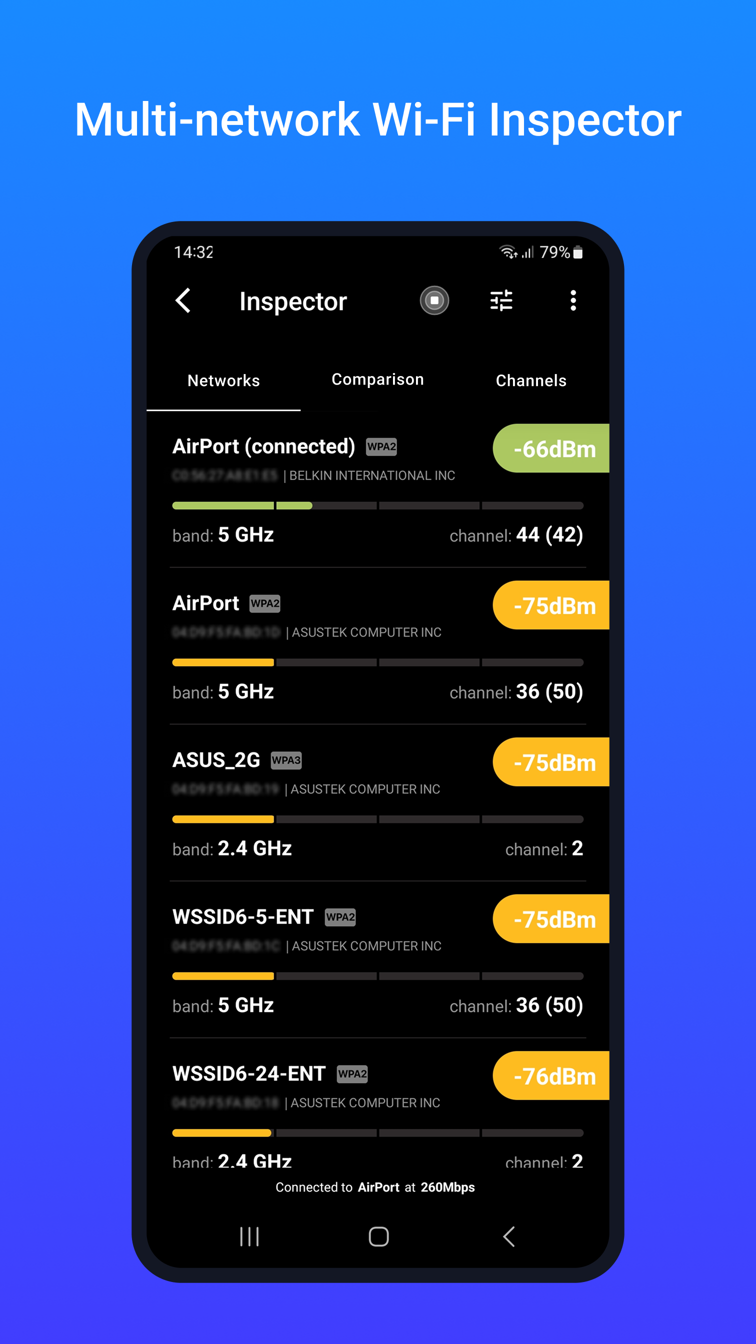 اسکرین شات 3 برنامه NetSpot WiFi Heat Map Analyzer
