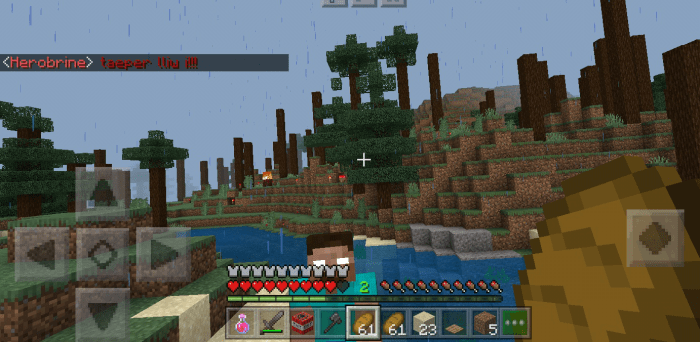 اسکرین شات 2 برنامه Herobrine mod for Minecraft