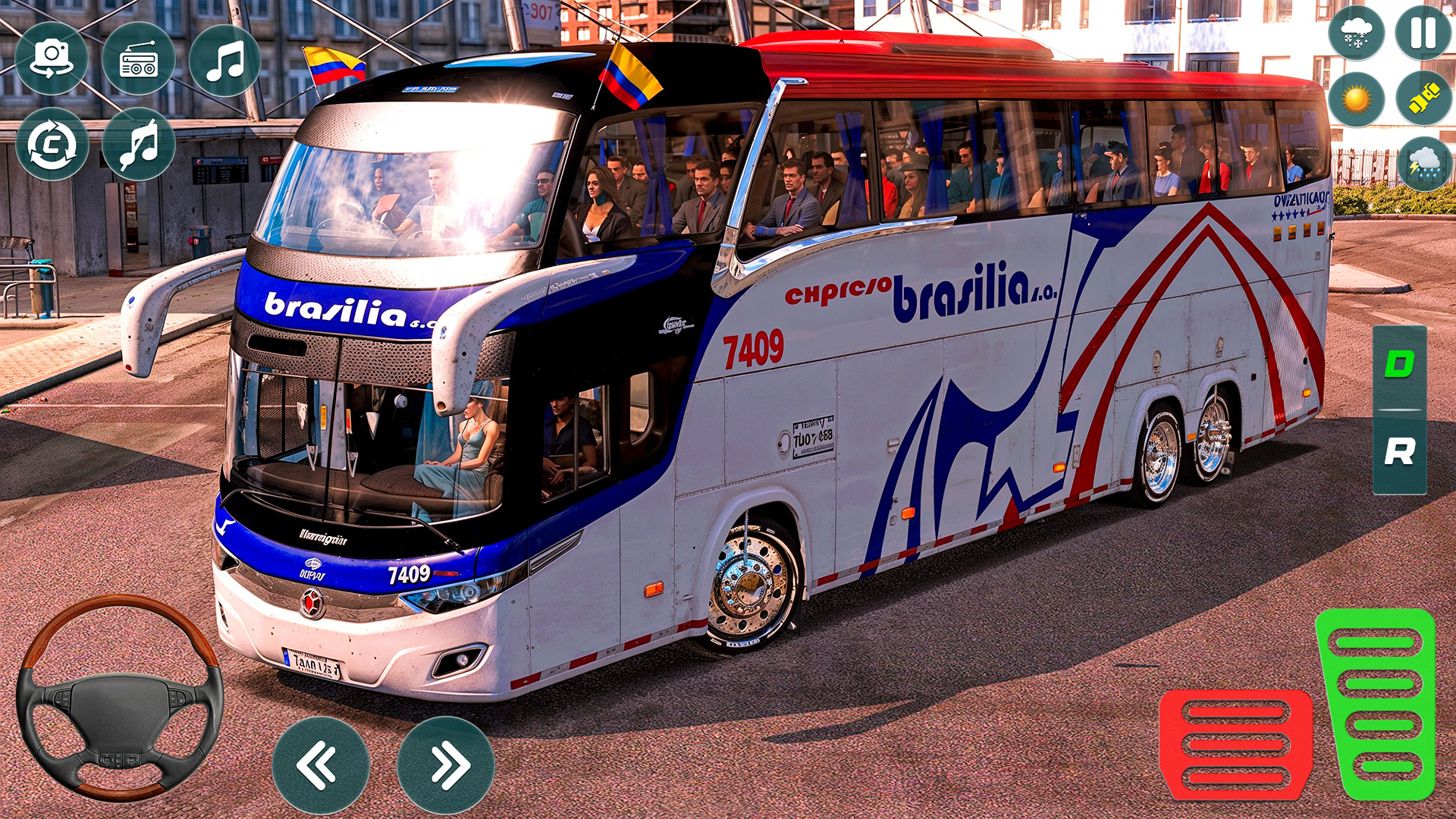 اسکرین شات 8 بازی US Bus Game City Bus Driving
