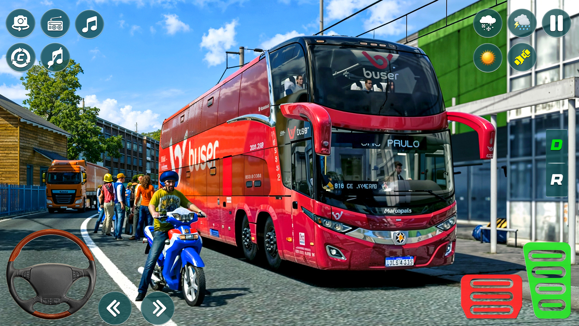 اسکرین شات 4 بازی US Bus Game City Bus Driving