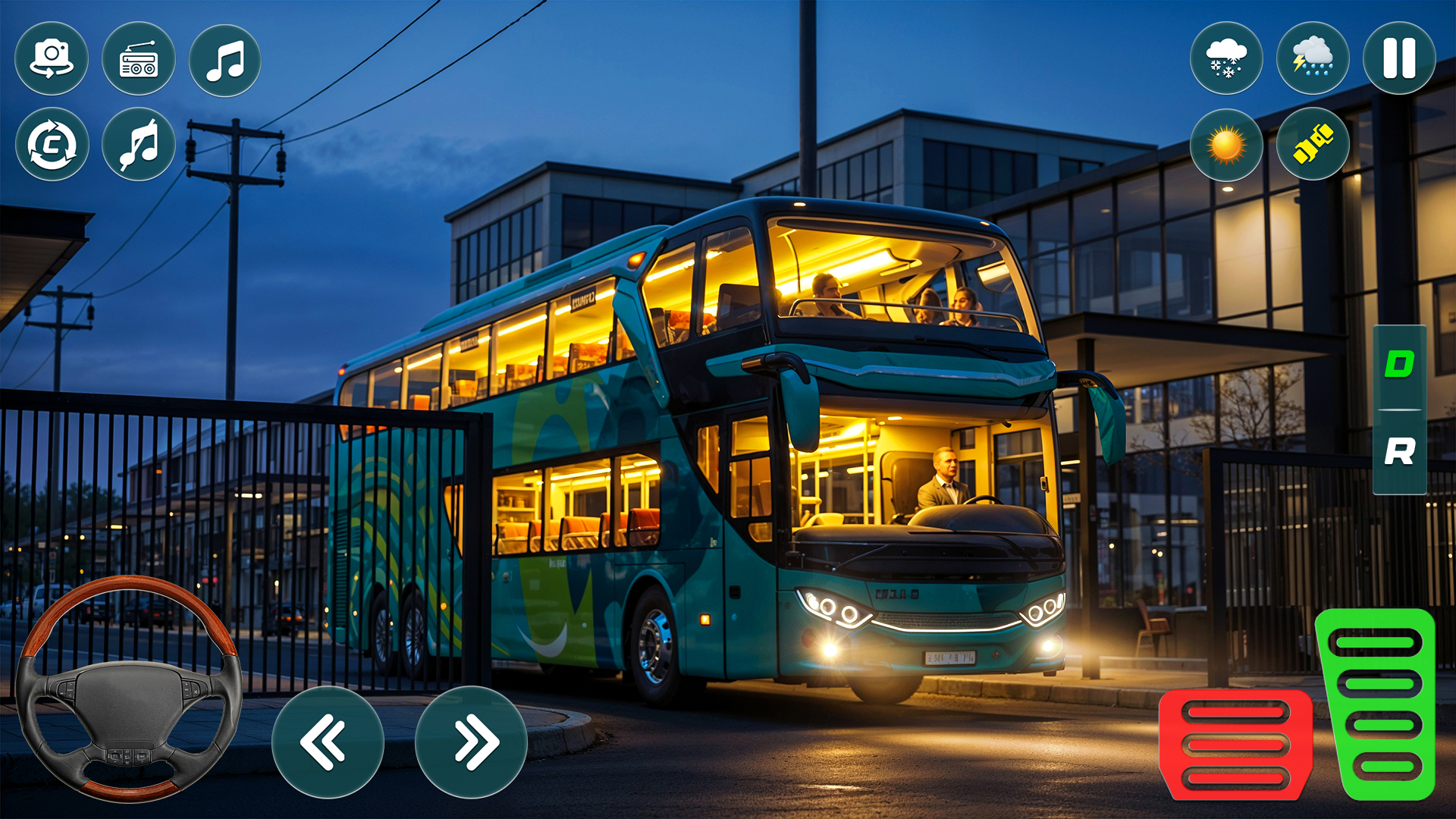 اسکرین شات 2 بازی US Bus Game City Bus Driving