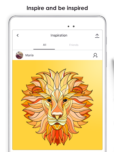 اسکرین شات 8 برنامه MyColorful – Coloring Book for Adults