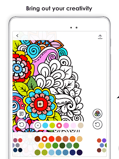 اسکرین شات 6 برنامه MyColorful – Coloring Book for Adults