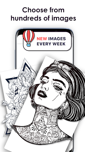 اسکرین شات 4 برنامه MyColorful – Coloring Book for Adults