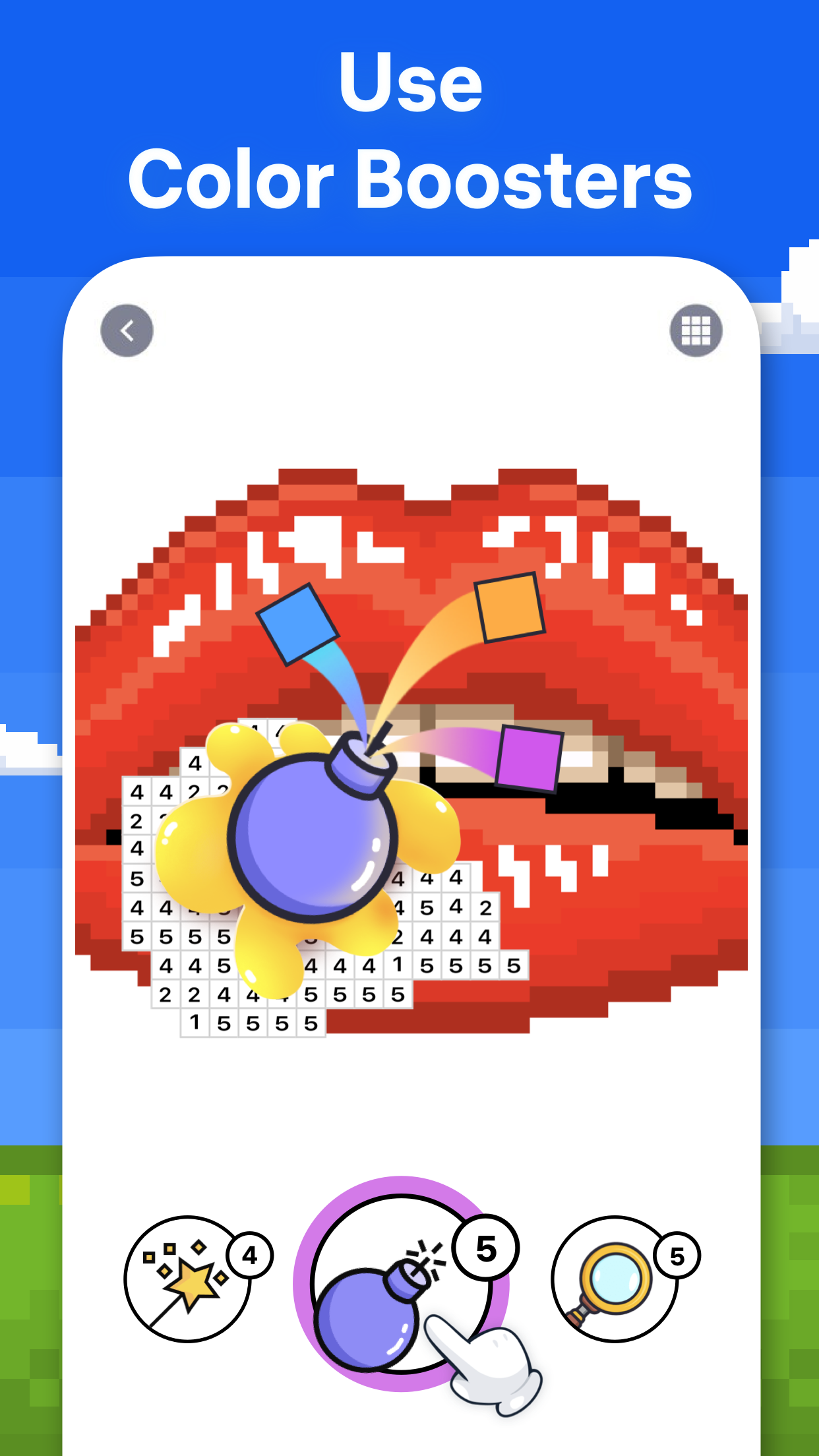 اسکرین شات 5 بازی Pixel Art - Color by Number