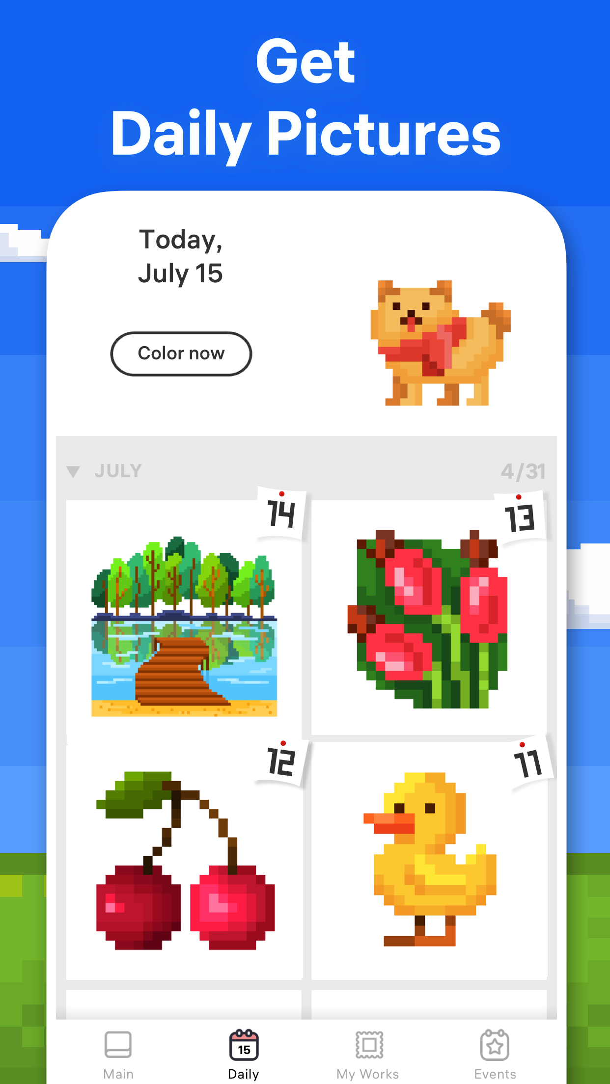 اسکرین شات 6 بازی Pixel Art - Color by Number