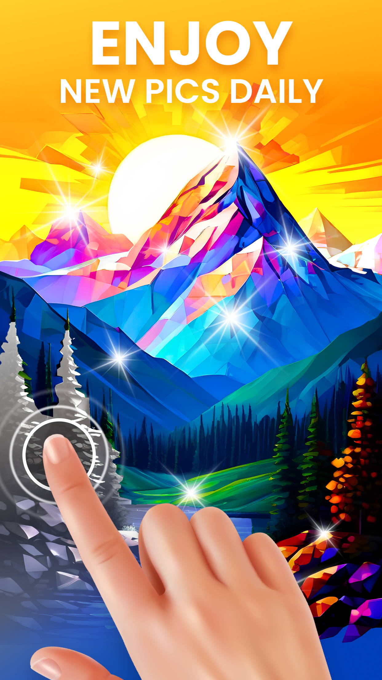 اسکرین شات 3 بازی Polygon - Art Coloring Book