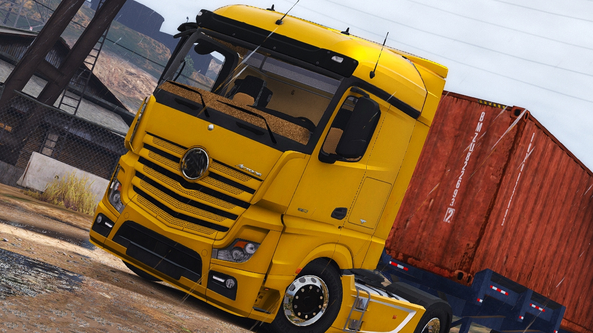 اسکرین شات 2 بازی Truck game - Euro truck driver