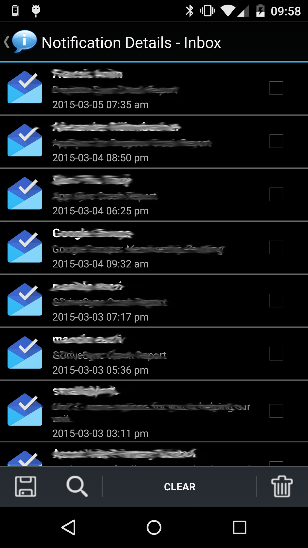 اسکرین شات 2 برنامه Notification History