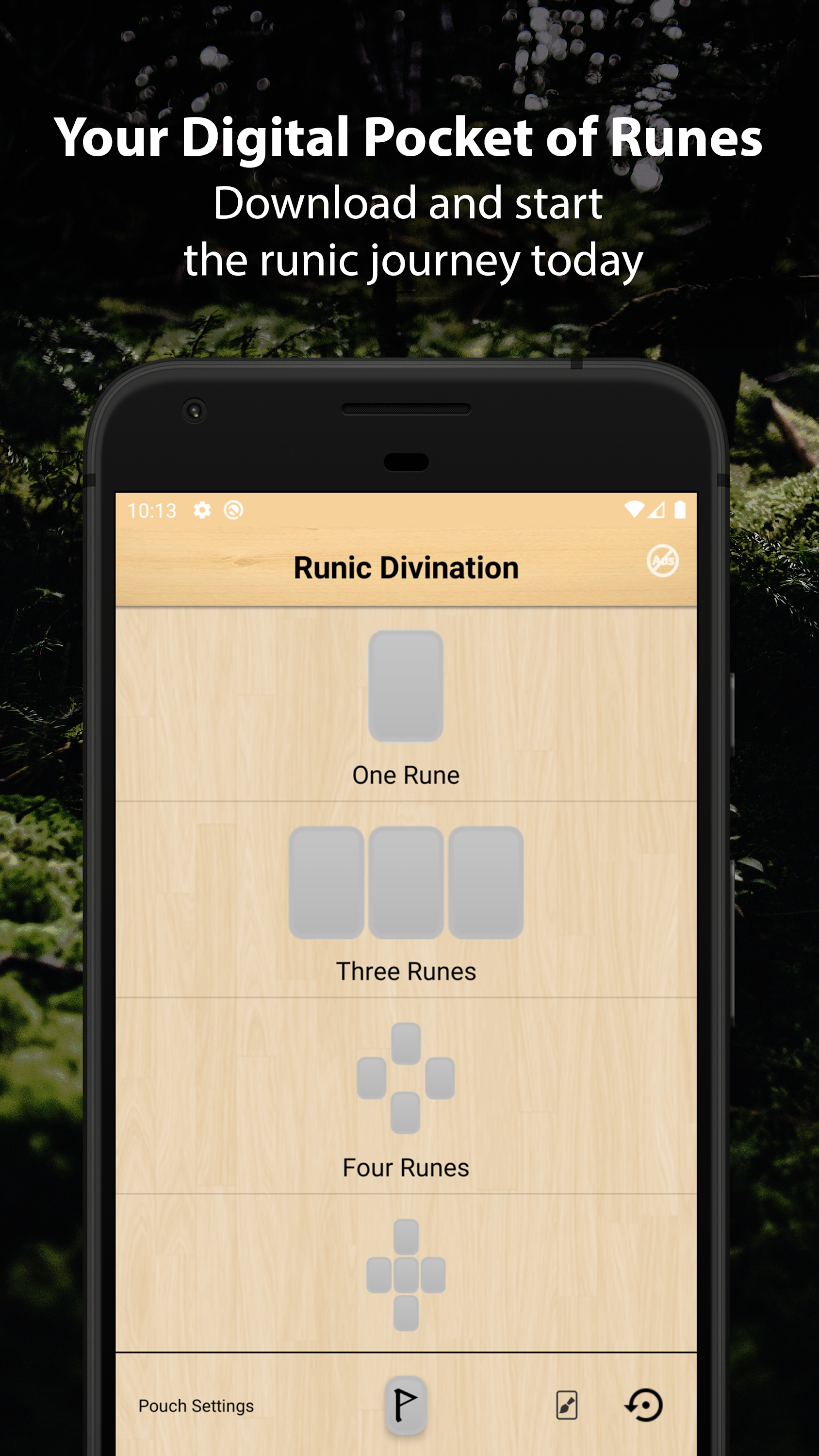 اسکرین شات 5 برنامه Runic Divination - Runes Tarot