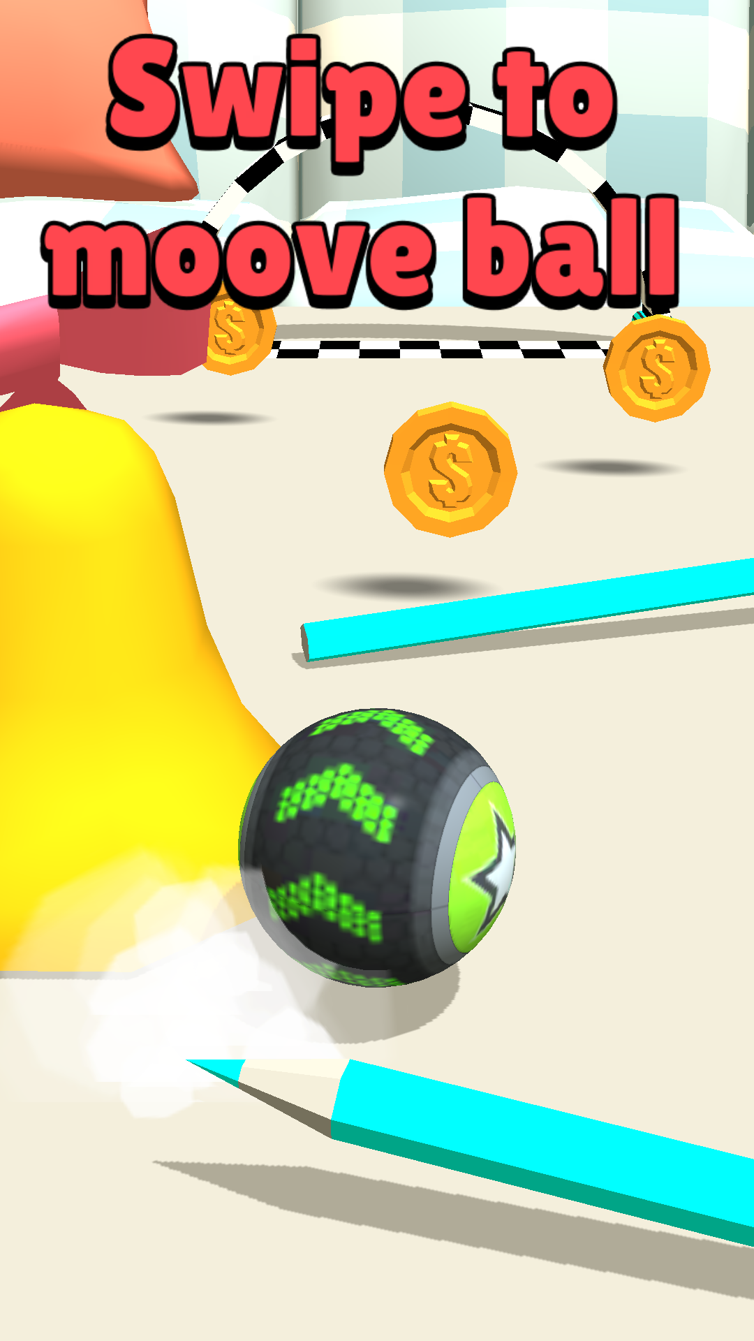 اسکرین شات 1 بازی Toy Going Ball Roll