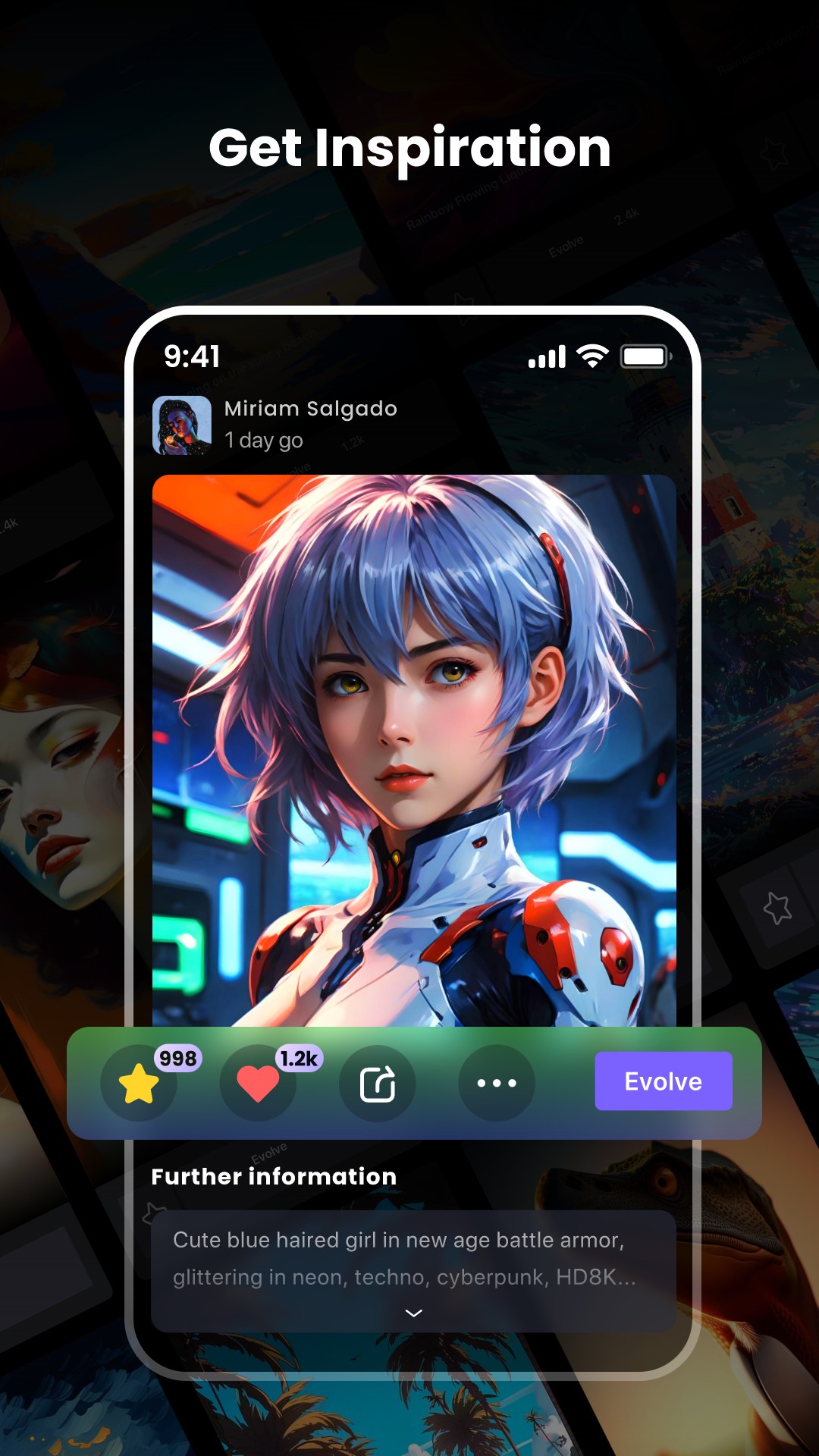 اسکرین شات 8 برنامه GoArt - Ghibli Style AI Image