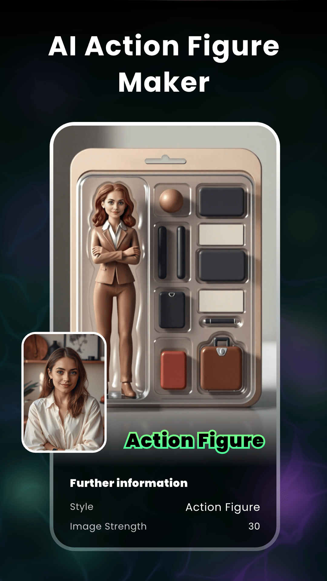 اسکرین شات 1 برنامه Nano Banana AI Image - GoArt