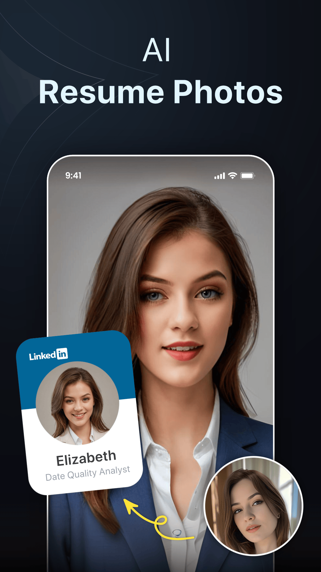 اسکرین شات 3 برنامه PortraitMe - AI Headshot Pro