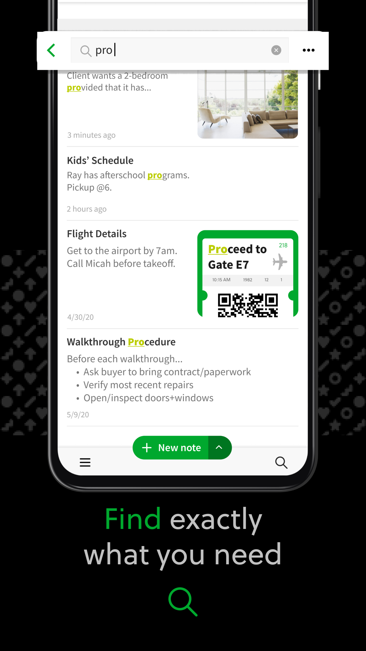 اسکرین شات 5 برنامه Evernote - Note Organizer