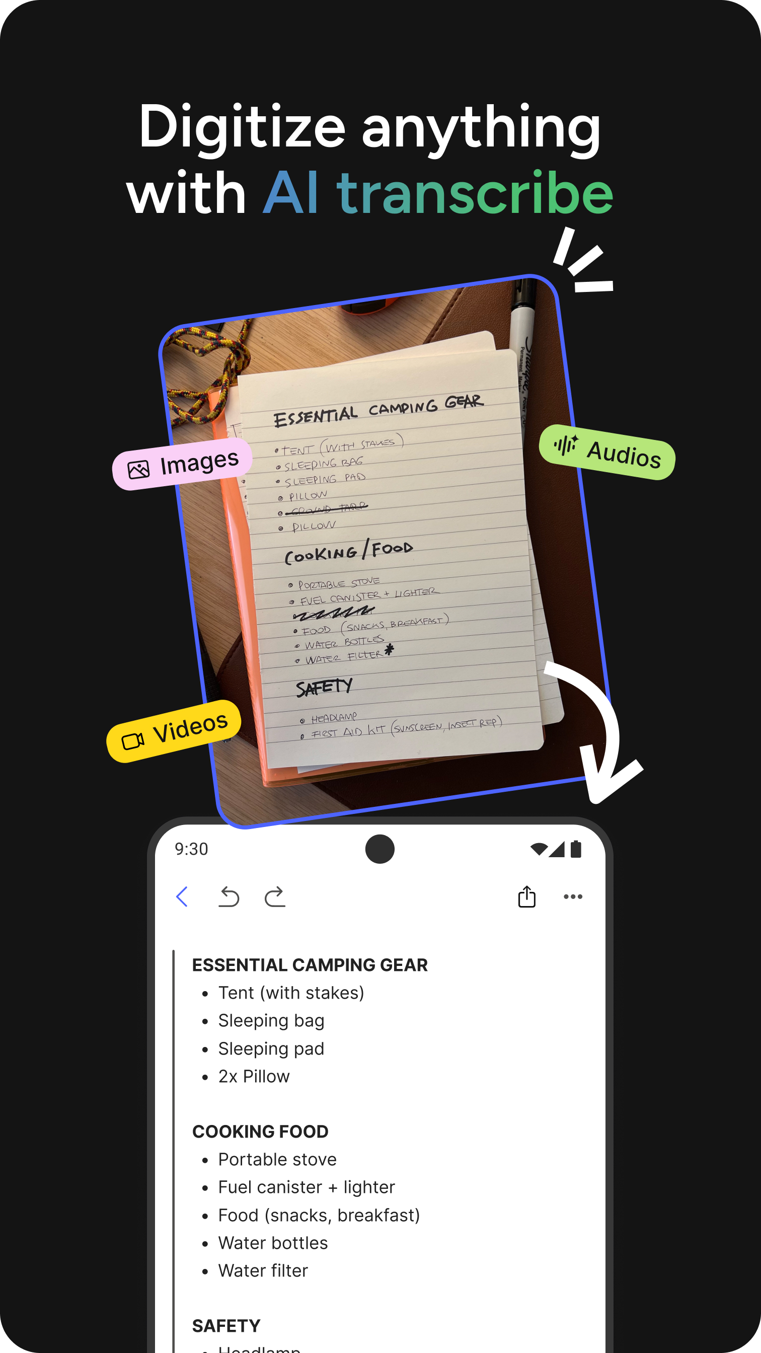 اسکرین شات 6 برنامه Evernote - Note Organizer