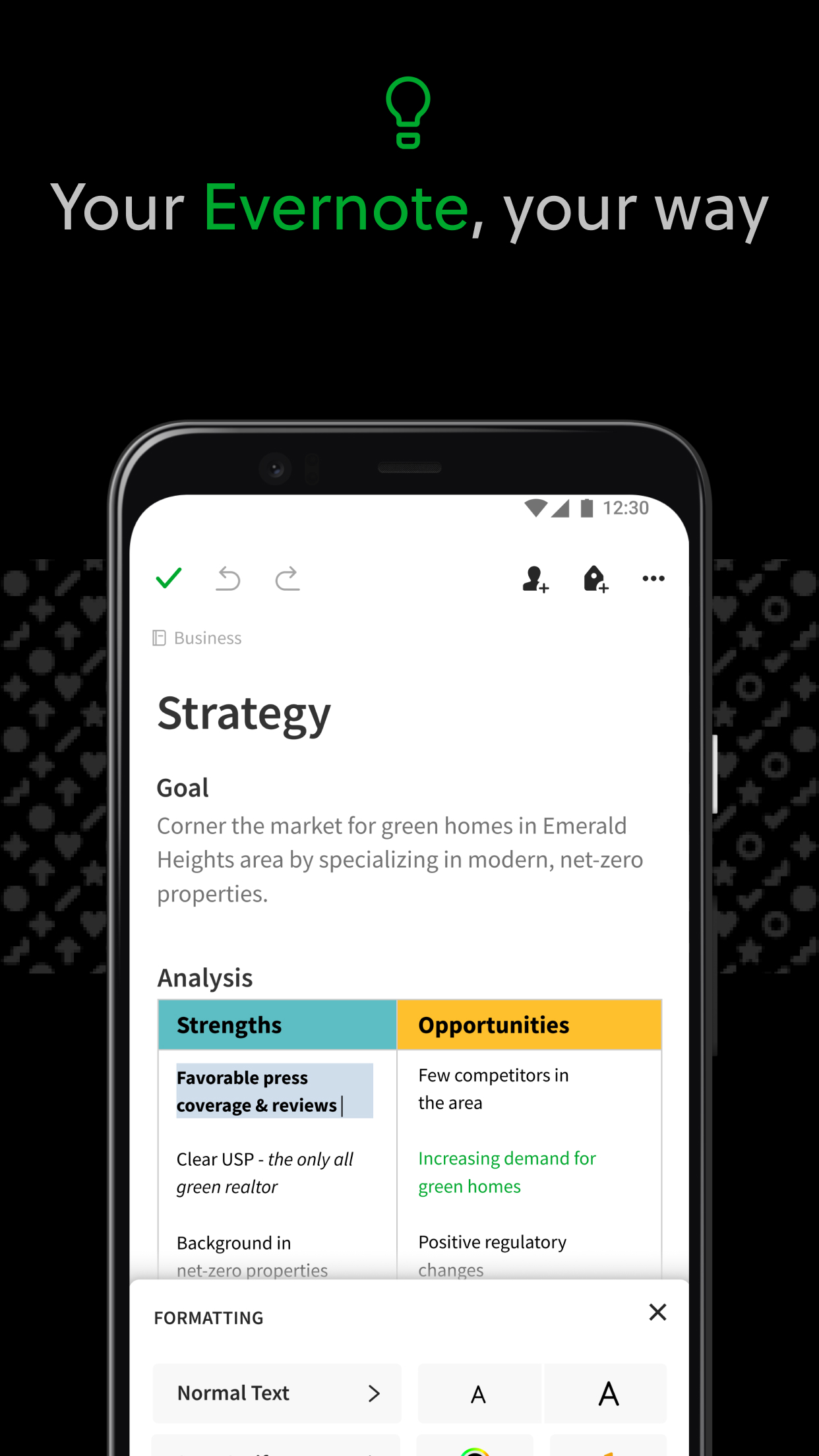اسکرین شات 8 برنامه Evernote - Note Organizer
