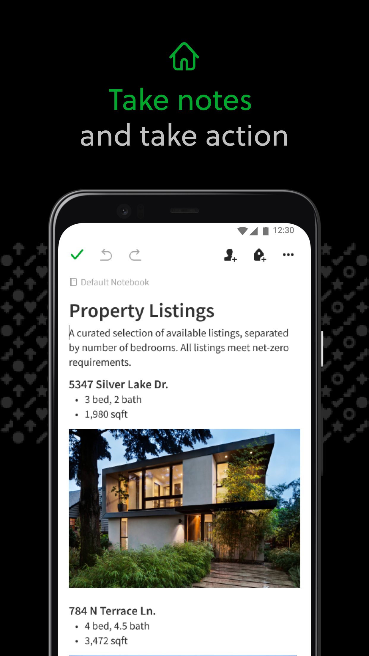 اسکرین شات 2 برنامه Evernote - Note Organizer