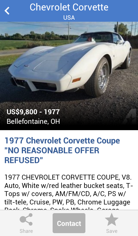 اسکرین شات 4 برنامه Search for used cars to buy