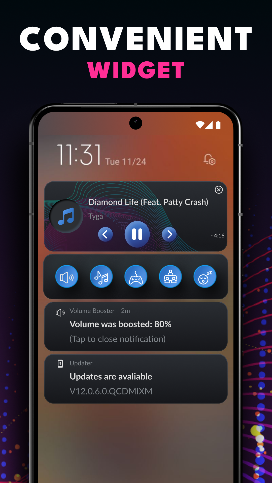 اسکرین شات 7 برنامه Volume Booster: Sound Booster