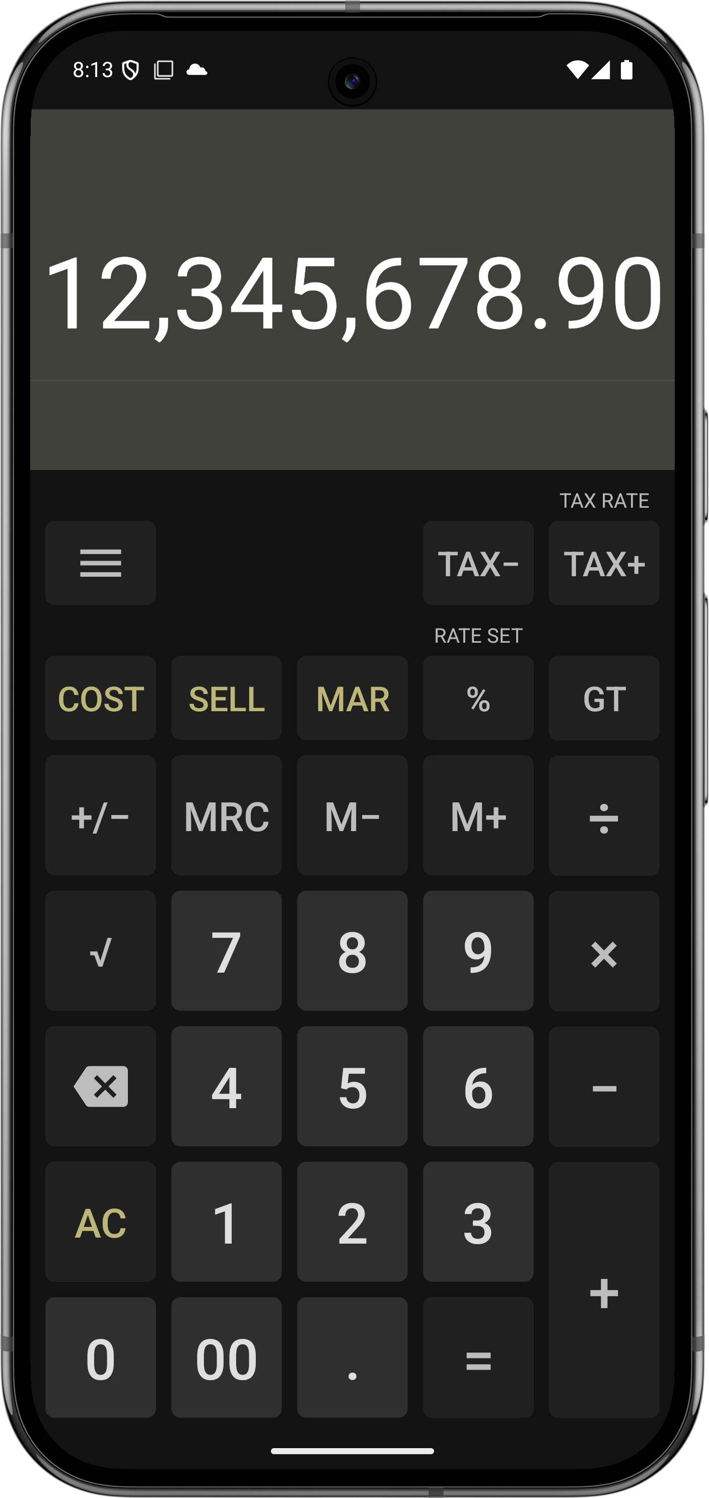 اسکرین شات 2 برنامه Calculator: SimpleCalc