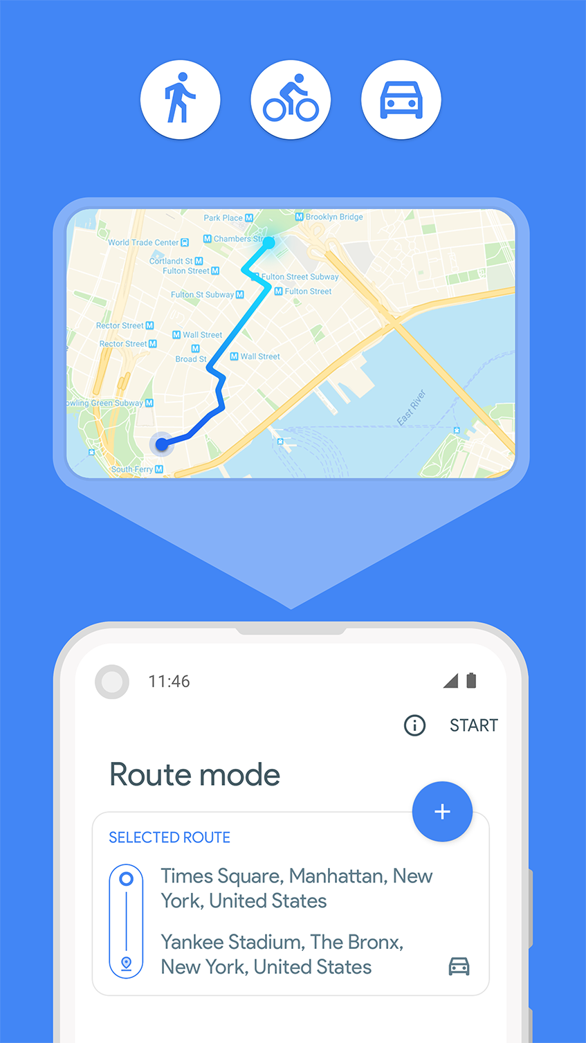 اسکرین شات 3 برنامه Fake GPS Location - Joystick and Routes