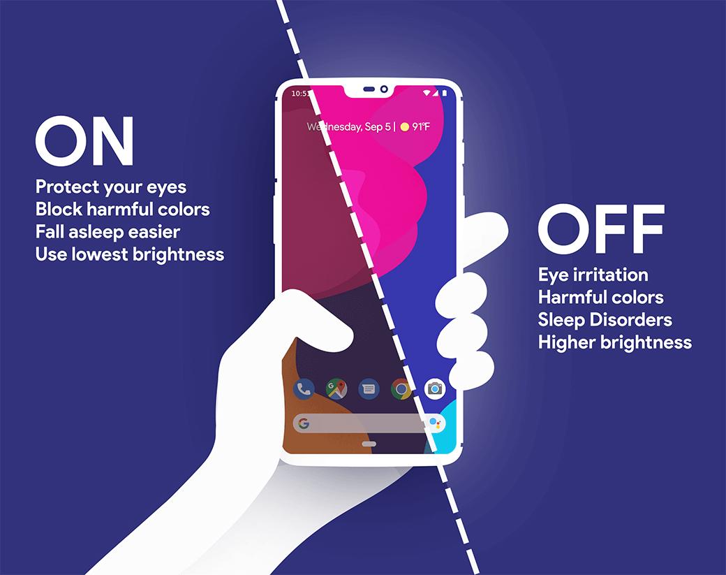 اسکرین شات 1 برنامه Night Owl - Screen Dimmer & Night Mode