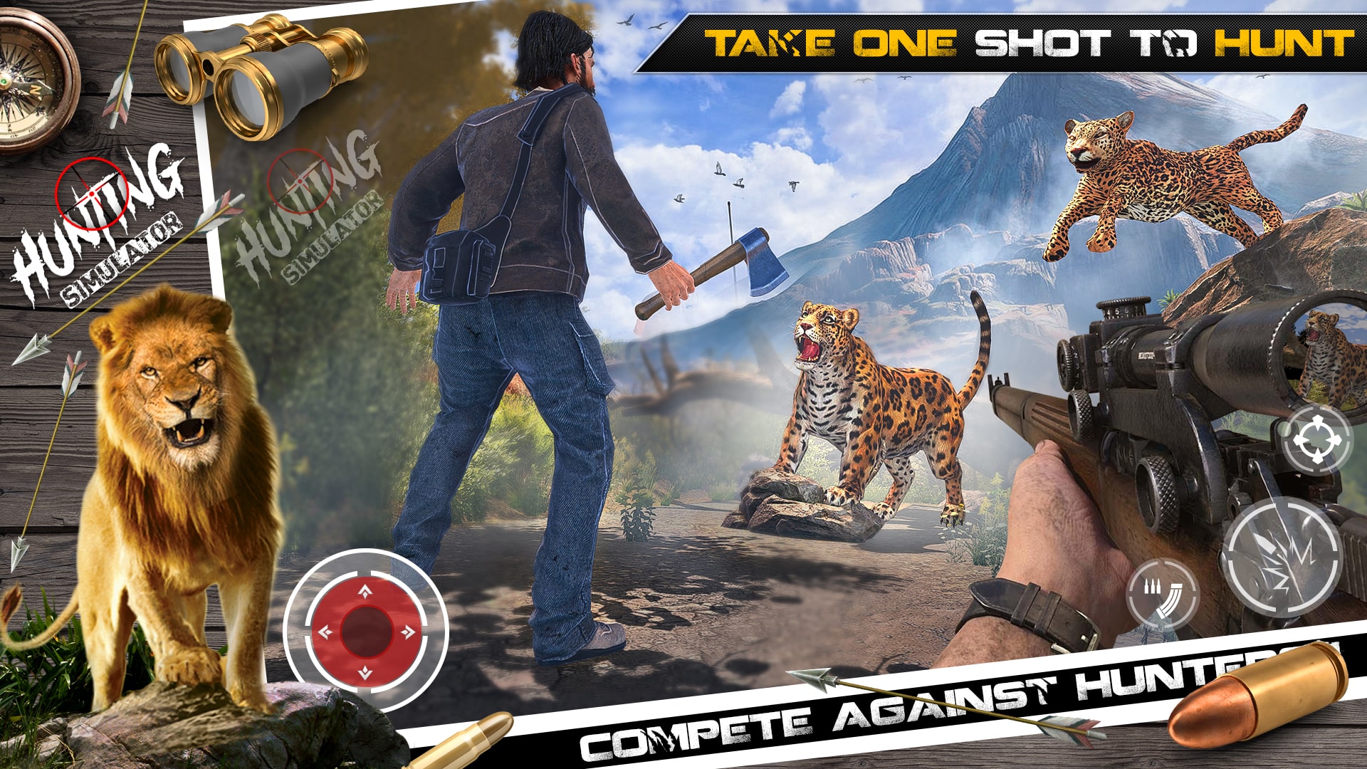 اسکرین شات 7 برنامه Dinosaur Hunting Gun Games