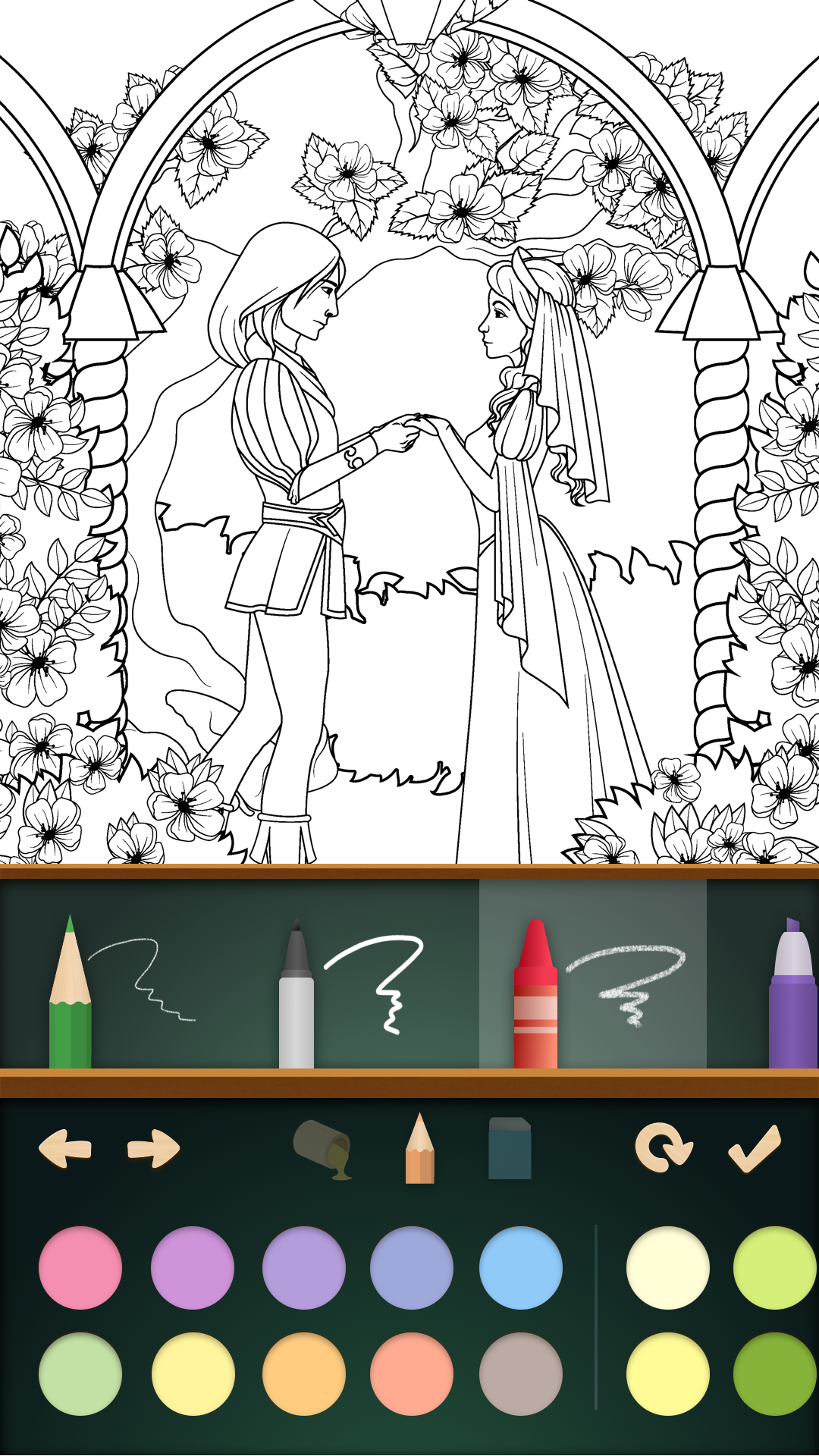 اسکرین شات 6 بازی Princess Coloring Books