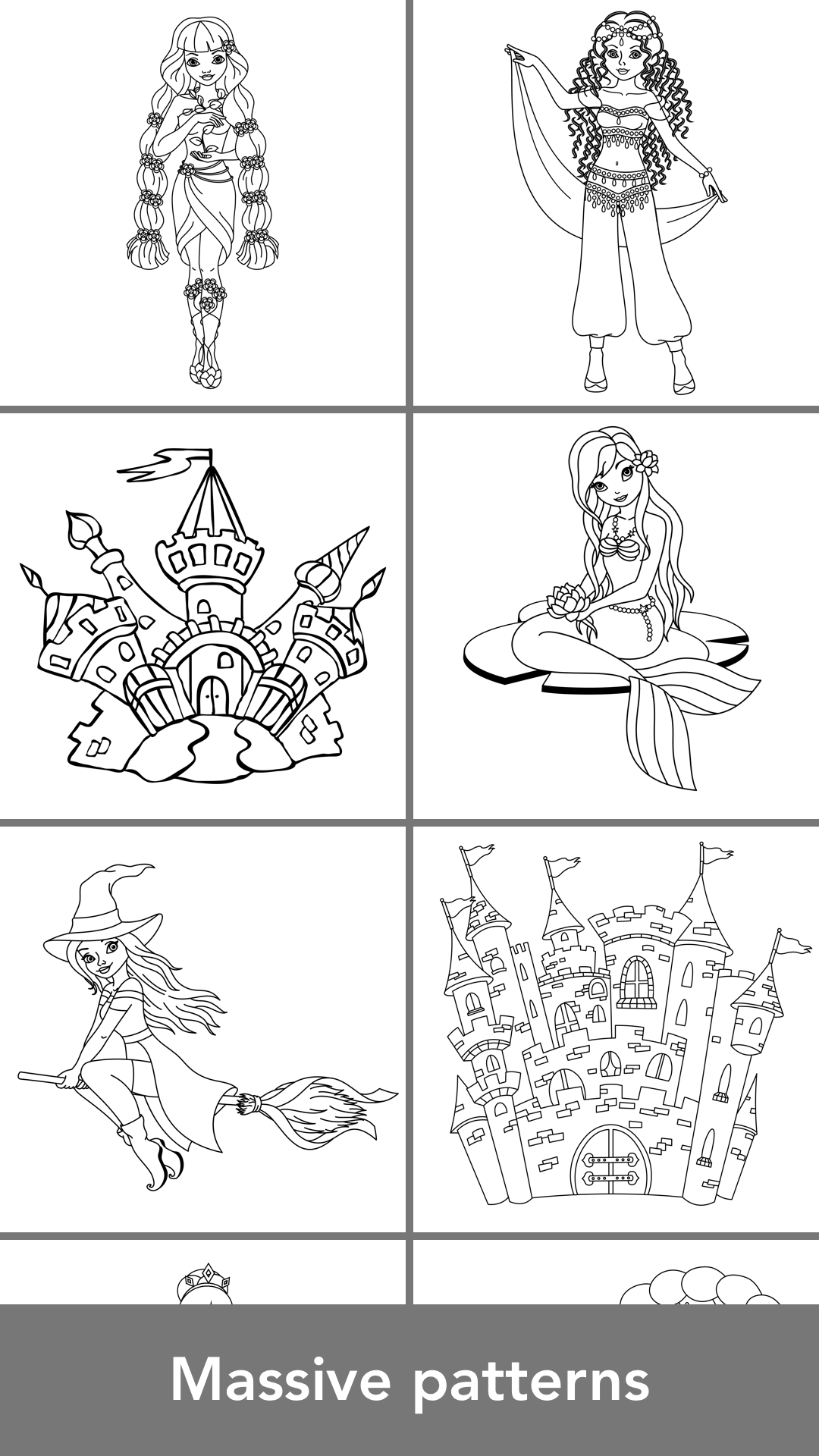 اسکرین شات 2 بازی Princess Coloring Books