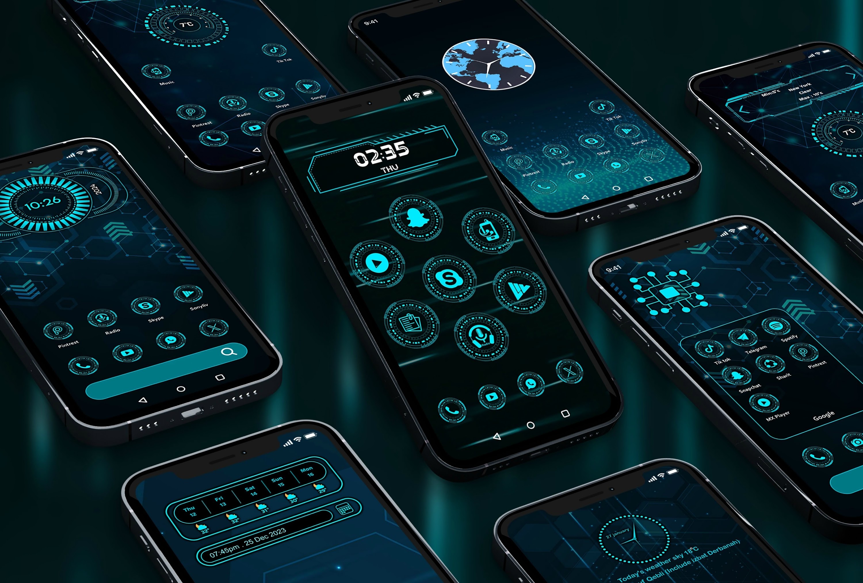 اسکرین شات 7 برنامه EX Launcher, Themes, Wallpaper