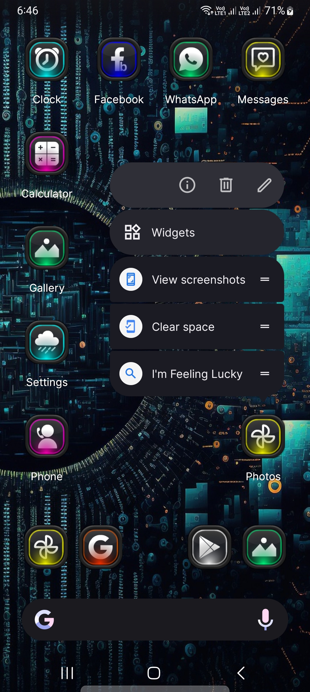 اسکرین شات 3 برنامه EX Launcher, Themes, Wallpaper