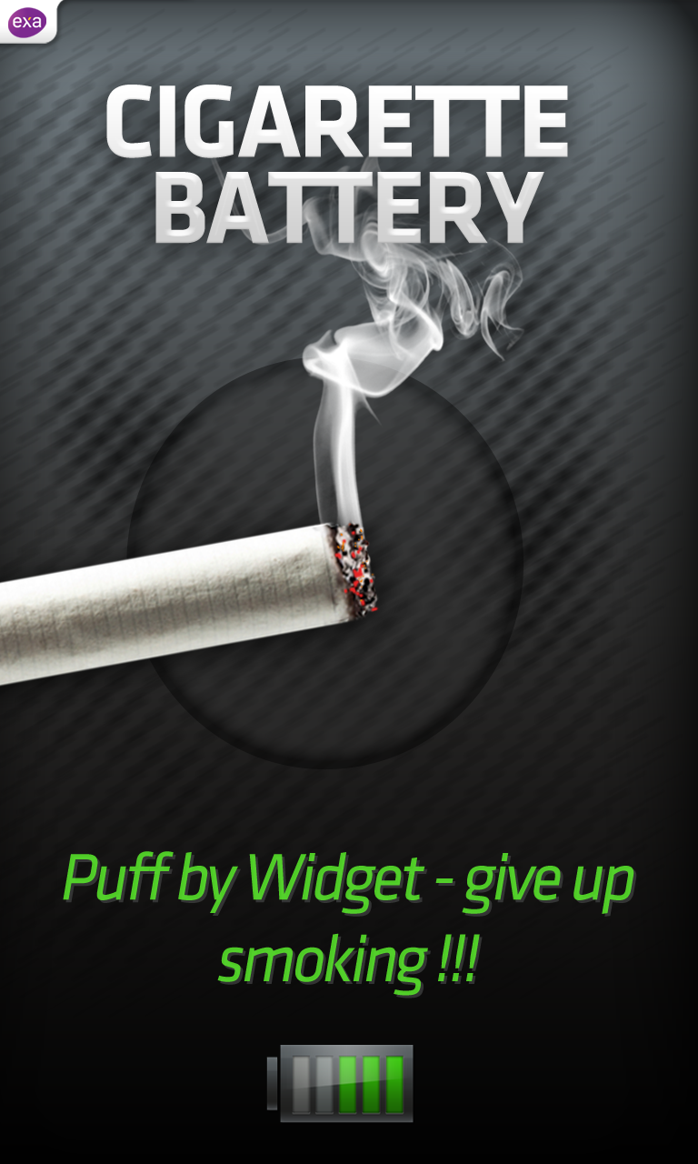 اسکرین شات 1 برنامه Cigarette Battery