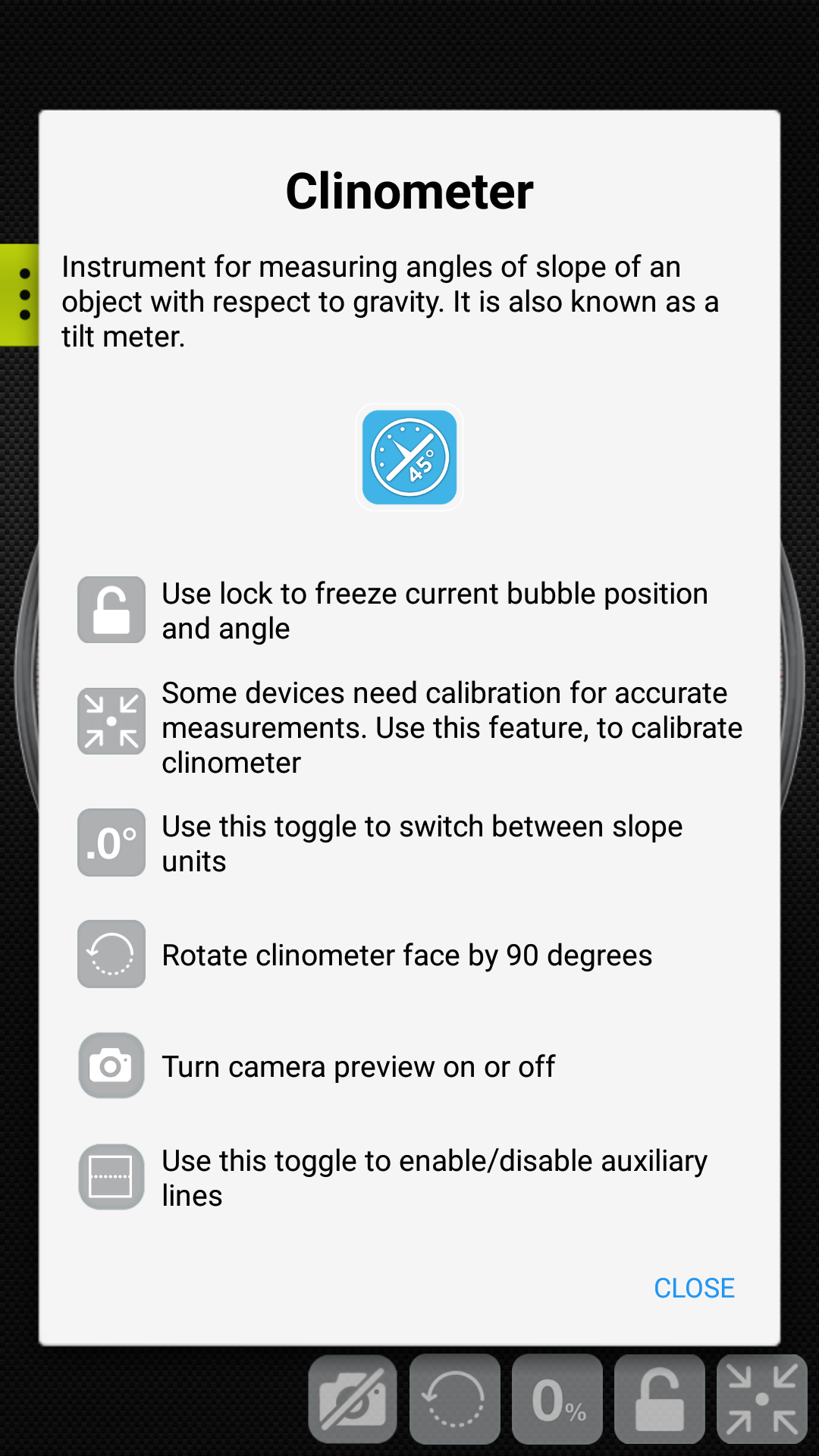 اسکرین شات 8 برنامه Pocket Bubble Level