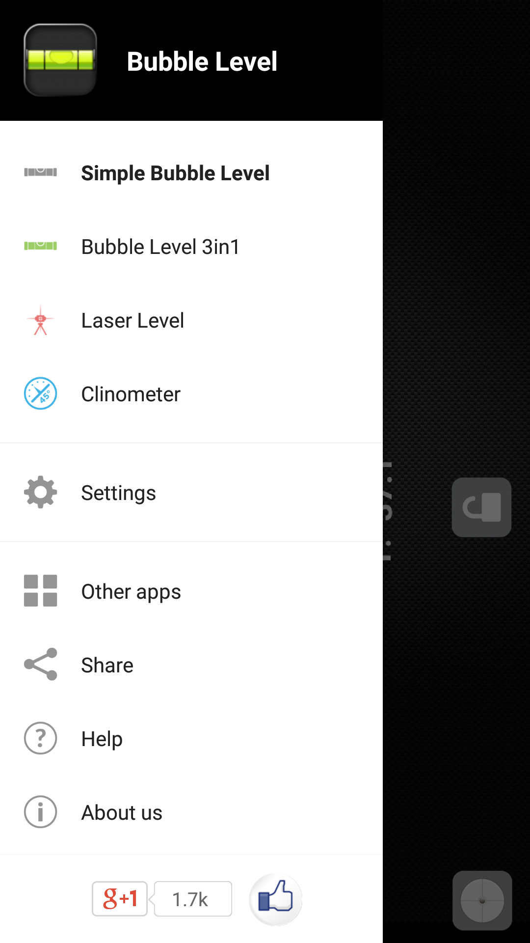اسکرین شات 3 برنامه Pocket Bubble Level