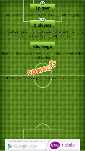 اسکرین شات 2 بازی Football Memo Games