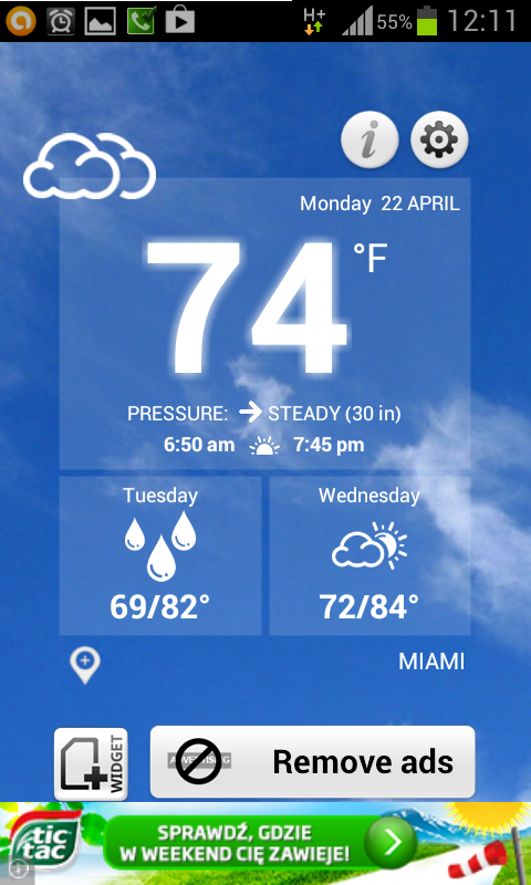 اسکرین شات 7 برنامه Weather Thermometer