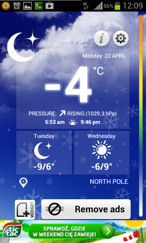 اسکرین شات 4 برنامه Weather Thermometer
