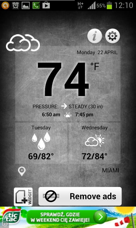 اسکرین شات 6 برنامه Weather Thermometer