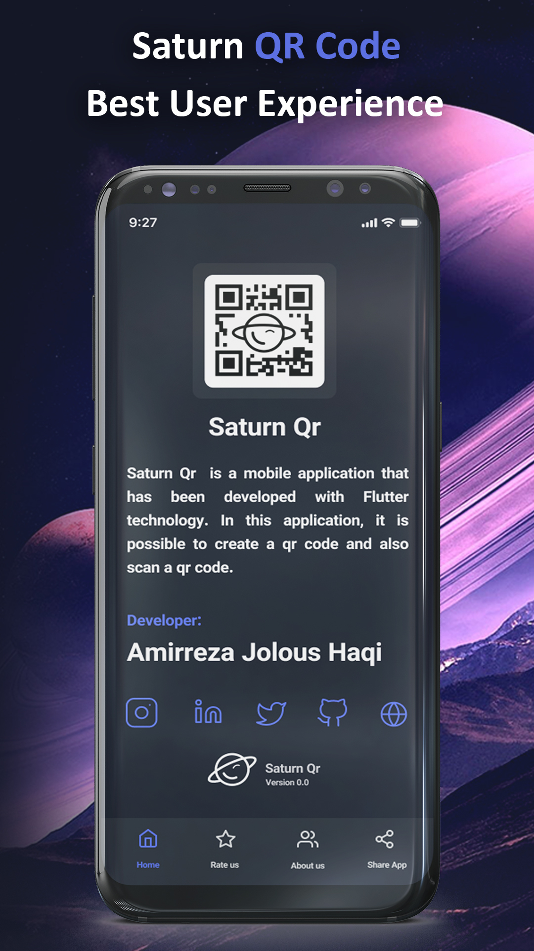 اسکرین شات 3 برنامه سازنده و اسکنر QR CODE سترن